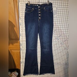 Women's Flare & Wide Leg Jeans - Blue